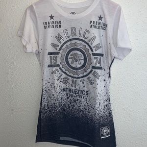 womens american fighter shirt. size large